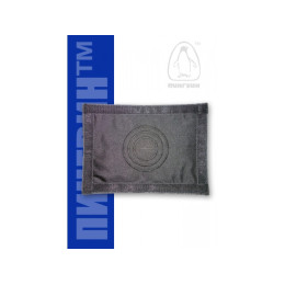 Окно "выход под трубу" Пингвин с вставкой из негорючей ткани