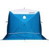Зимняя палатка Призма Премиум STRONG (1-сл) 225*215 (бело-синий)