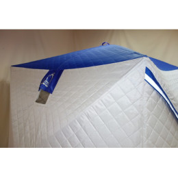 Зимняя палатка Призма Премиум Термолайт 215*215 Композит (3-сл) (бело-синий)