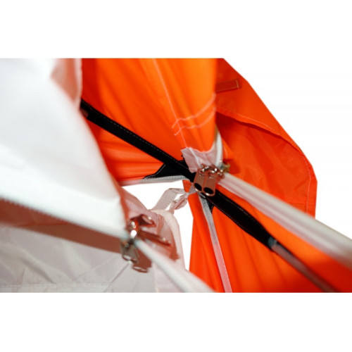 Зимняя палатка Призма Премиум STRONG (2-сл) 225*215 (бело-синий)