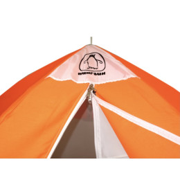 Зимняя палатка "Пингвин Зонт 3.5" Люкс (2-сл.) бело-оранжевый