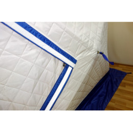 Зимняя палатка Призма Премиум Термолайт 215*215 Композит (3-сл) (бело-синий)