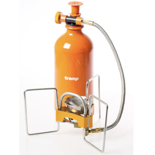 Горелка туристическая складная со шлангом бензиновая - Tramp