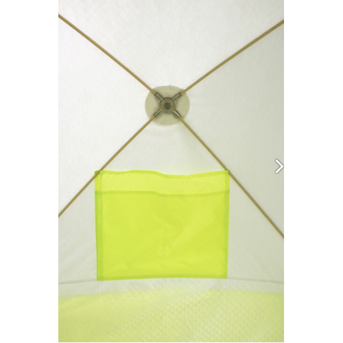 Зимняя палатка Медведь Куб 3 Люкс (2.1*2.1/1.9m) утеплённая (3-сл)