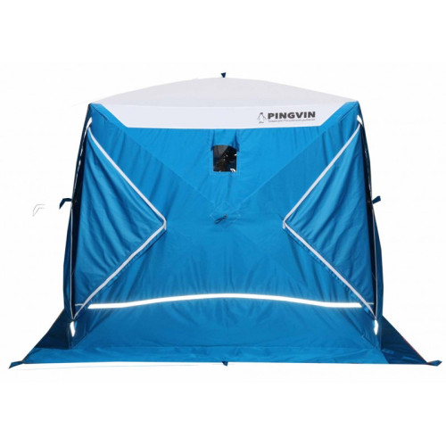 Зимняя палатка Призма Премиум STRONG (1-сл) 225*215 (бело-оранжевая)