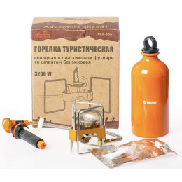 Горелка туристическая складная со шлангом бензиновая - Tramp