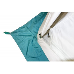 Всесезонная палатка Призма Шелтерс (2-сл) 185*185 (бело-зеленый)