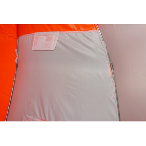 Зимняя палатка "Пингвин Зонт 4" Люкс (1-сл.) бело-оранжевый