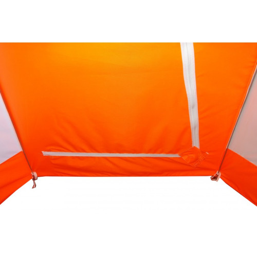 Зимняя палатка "Пингвин Зонт 4" Люкс (1-сл.) бело-оранжевый