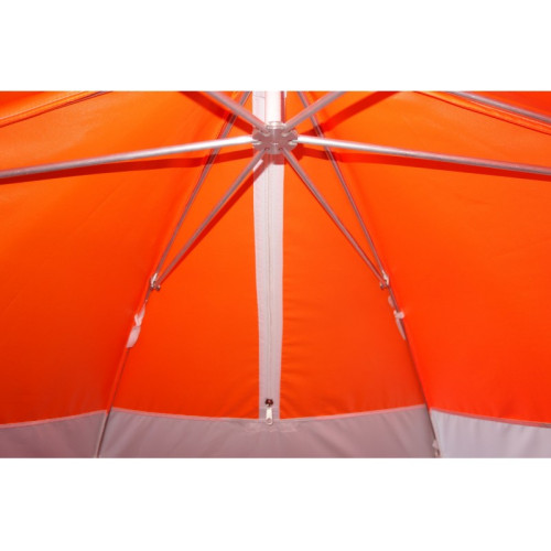 Зимняя палатка "Пингвин Зонт 4" Люкс (1-сл.) бело-оранжевый