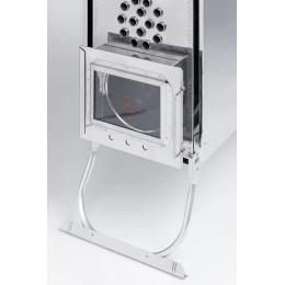 Печь-камин "Инвент" средняя со встроенным теплообменником с вентилятор 