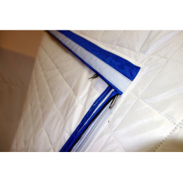 Зимняя палатка Призма Премиум Термолайт 215*215 Композит (3-сл) (бело-оранжевый)