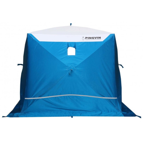 Зимняя палатка Призма Премиум STRONG (1-сл) 225*215 (бело-оранжевая)