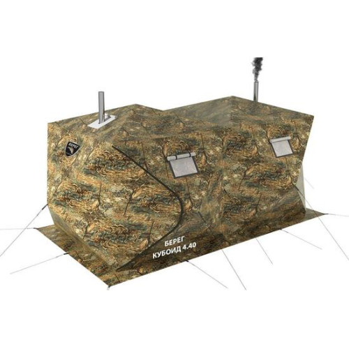 Всесезонная однослойная палатка Берег Кубоид 4.40