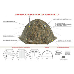 Палатка Берег Зима-лето