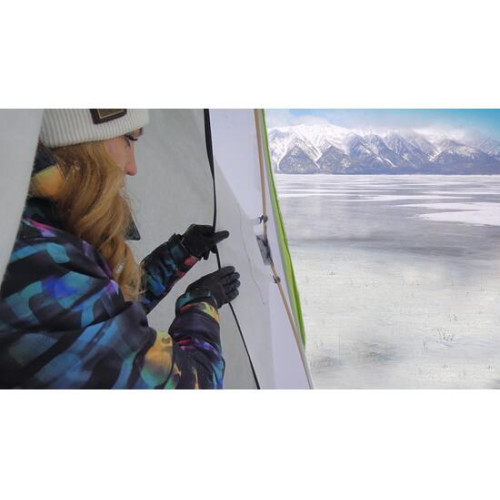 Утепленная палатка Лотос Куб 3 Классик С9Т (Оранжевый)