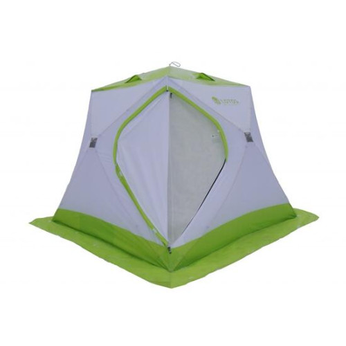 Утепленная палатка Лотос Куб 3 Классик С9Т (Салатовый)