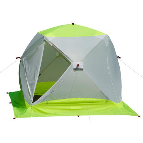 Зимняя палатка Лотос Куб 3 Компакт ЭКО (Салатовый)