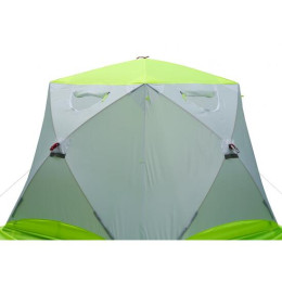 Зимняя палатка Лотос Куб 3 Компакт ЭКО (Салатовый)