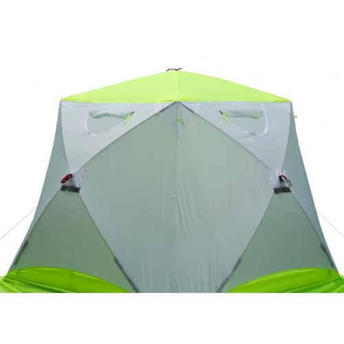Зимняя палатка Лотос Куб 3 Компакт ЭКО (Салатовый)