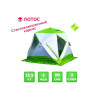 Утепленная зимняя палатка Лотос Куб 3 Классик Термо (Салатовый)