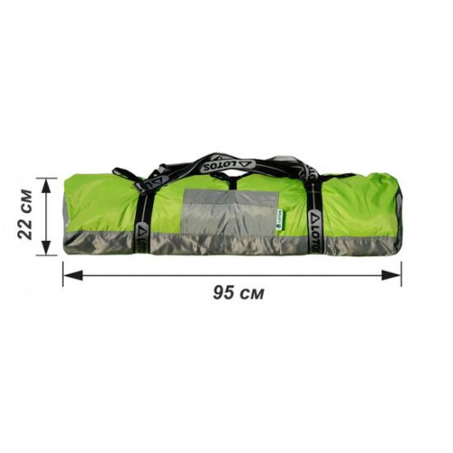 Зимняя палатка Лотос Куб 3 Компакт (Салатовый)