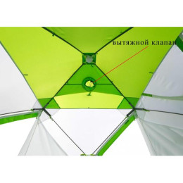 Зимняя палатка Лотос Куб 3 Компакт (Салатовый)