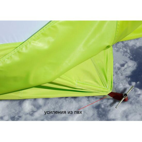 Зимняя палатка Лотос Куб 4 Компакт (Салатовый)