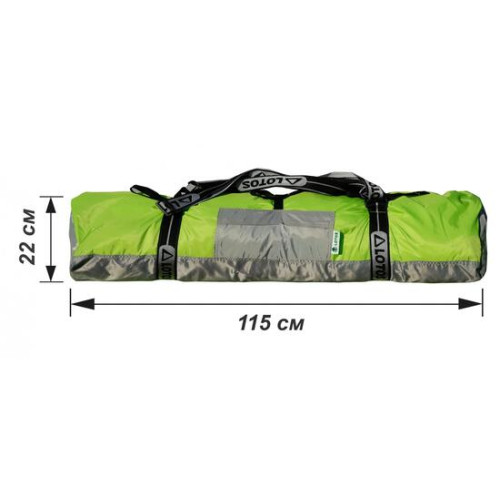 Зимняя палатка Лотос Куб 4 Компакт (Салатовый)