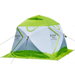 Утепленная зимняя палатка Лотос КубоЗонт 4 Классик Термо (Салатовый) 2022