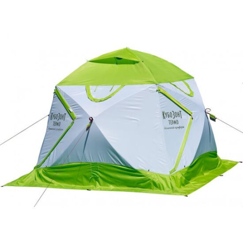 Утепленная зимняя палатка Лотос КубоЗонт 4 Классик Термо (Салатовый) 2022