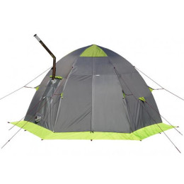 Мобильная Баня Лотос 5 (Д-образный вход + дно ПУ4000) (360х320/205 см)