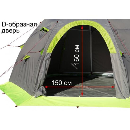 Мобильная Баня Лотос 5 (Д-образный вход + дно ПУ4000) (360х320/205 см)