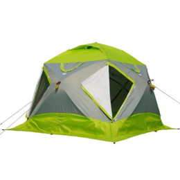 Утепленная зимняя палатка Лотос КубоЗонт 4 Классик Термо (Салатовый) 2022