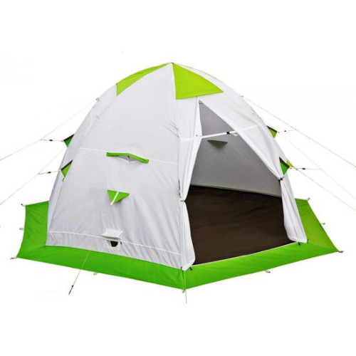 Зимняя палатка Лотос 5С (Белый) + пол ПУ4000