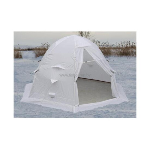 Зимняя палатка Лотос 5С (Белый) + пол ПУ4000