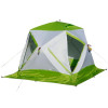 Утепленная зимняя палатка Лотос Куб 4 Классик Термо (Салатовый)