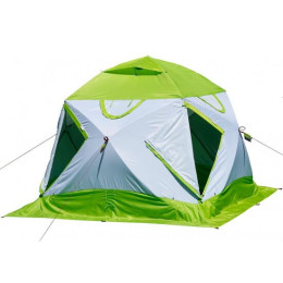 Утепленная зимняя палатка Лотос КубоЗонт 4 Компакт Термо (Салатовый) 2022