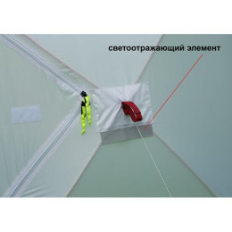 Зимняя палатка Лотос Куб 3 Классик ЭКО (Салатовый)