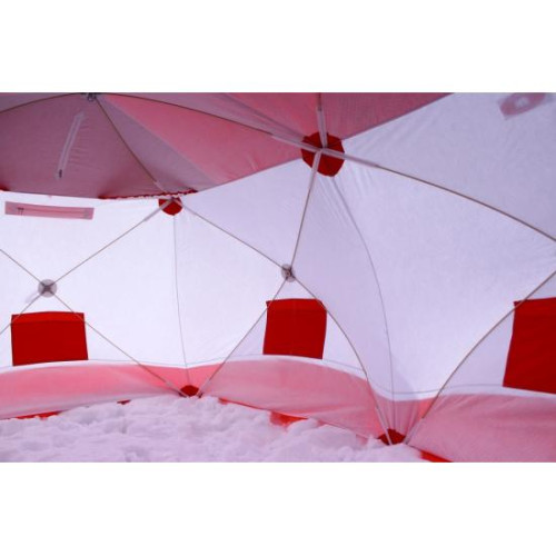 Палатка Медведь Куб-4 дубль для зимней рыбалки (утеплённая)