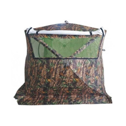 Всесезонная палатка Медведь Куб 4 LONG Зима-Лето (2.2*2.5/2.0m) утеплённая (3-сл) + Пол