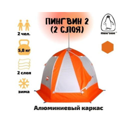 Зимняя палатка Пингвин 2 (двухслойная)