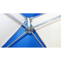 Зимняя палатка Пингвин Зонт 1 четырехлучевая Люкс (1-сл.) бело-синий