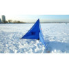 Зимнее укрытие для рыбака Пингвин Крыло 175*350 (синий)