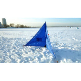 Зимнее укрытие для рыбака Пингвин Крыло 175*350 (синий)