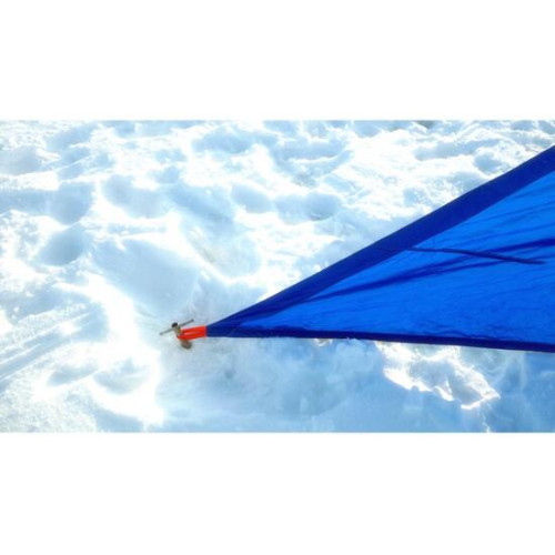 Зимнее укрытие для рыбака Пингвин Крыло 175*350 (синий)