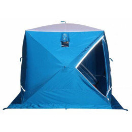 Зимняя палатка Пингвин Призма Премиум Strong (1-сл) 225*215 (бело-синяя)