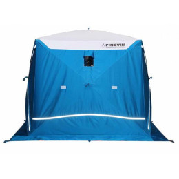 Зимняя палатка Пингвин Призма Премиум Strong (1-сл) 225*215 (бело-синяя)