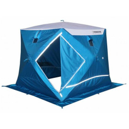 Зимняя палатка Пингвин Призма Премиум Strong (1-сл) 225*215 (бело-синяя)