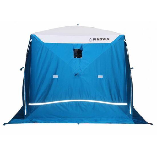 Зимняя палатка Пингвин Призма Премиум Strong (2-сл) 225x215 (бело-синий)